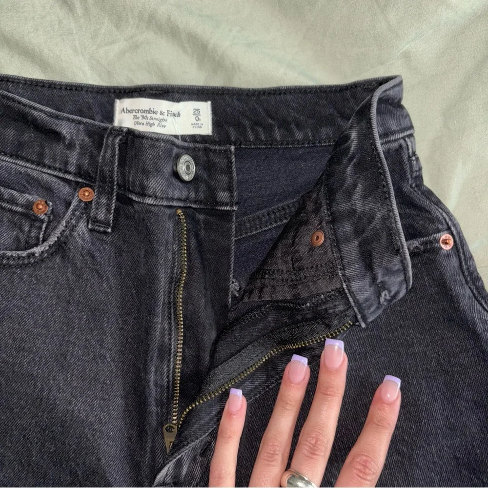 Abercrombie Leather Jeans - Picture 4 of 7